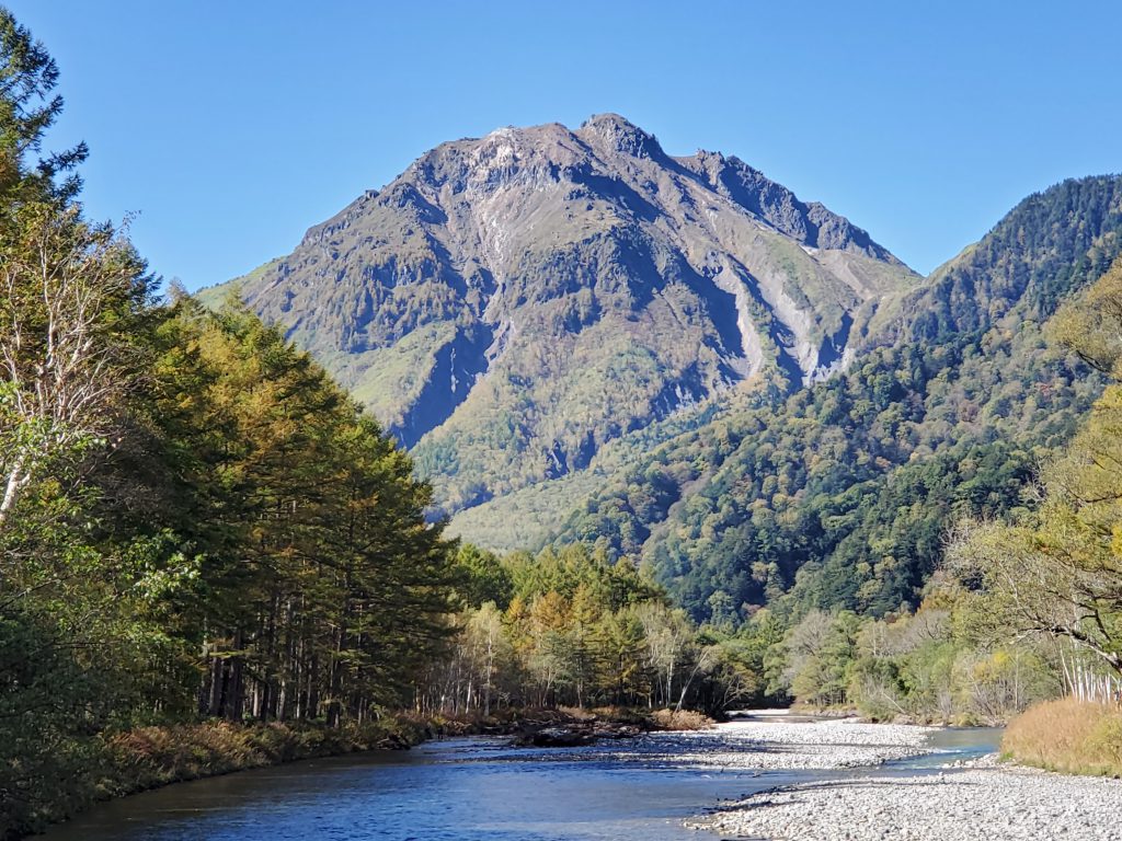 紅葉始まる焼岳