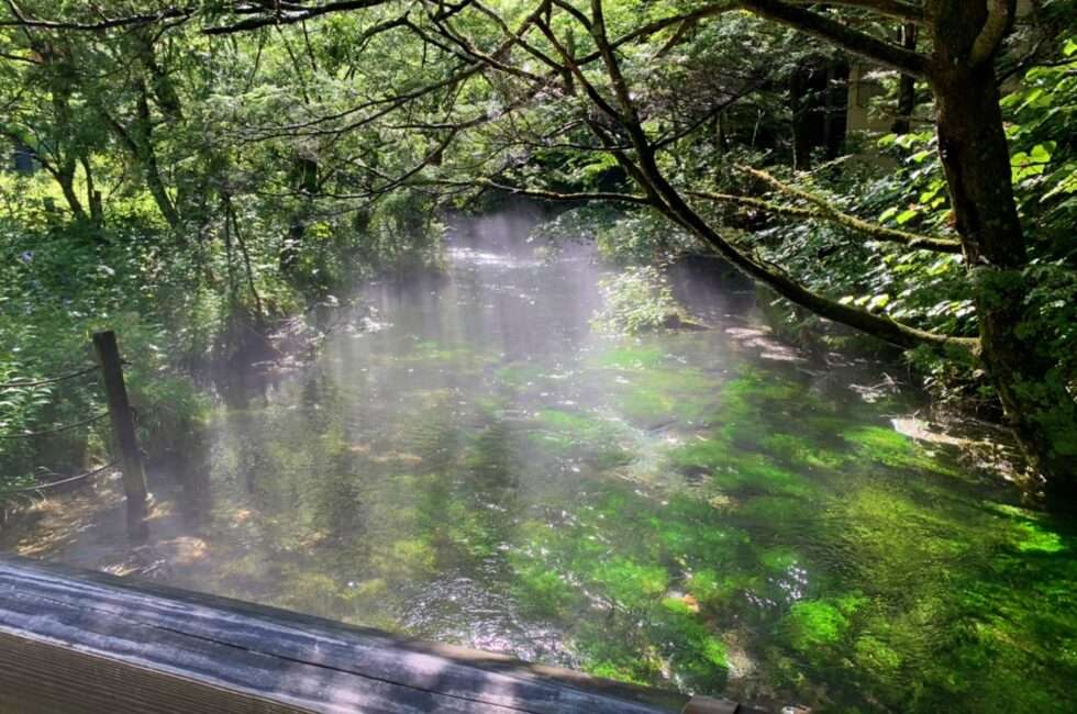 五千尺ホテル上高地から歩いて5分の清水川