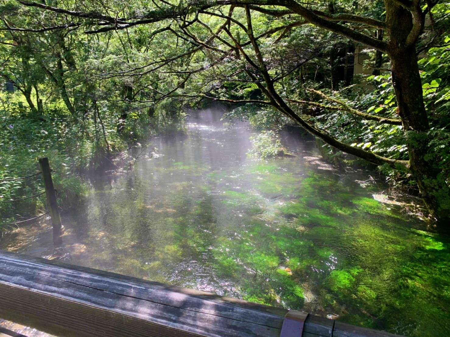 五千尺ホテル上高地から歩いて5分の清水川