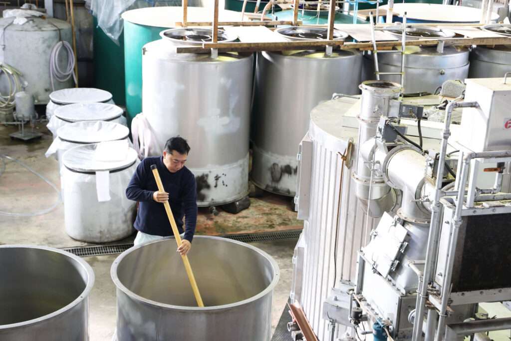 焼酎　麦焼酎　八丈興発「情け嶋」製造過程