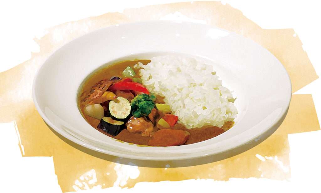 五千尺キッチン　スパイシーポークカレー　五千尺ホテル上高地料理長慣習