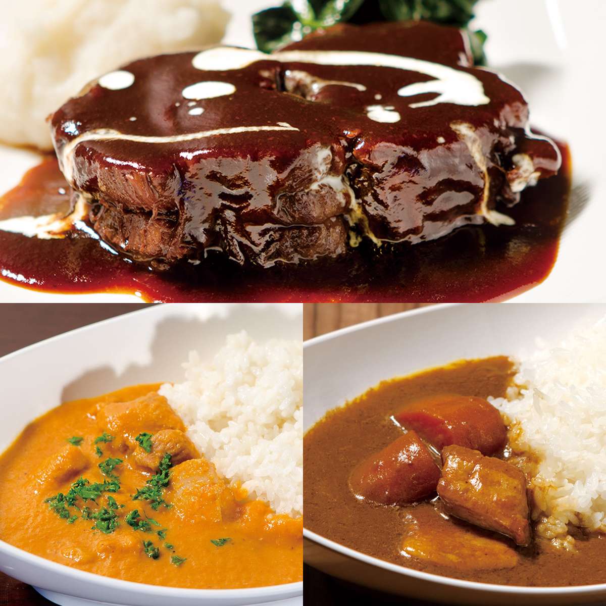 ビーフシチュー＆こだわりカレーセット