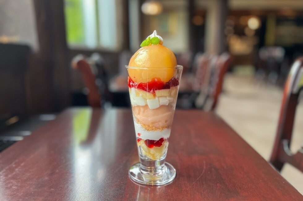 桃パフェ