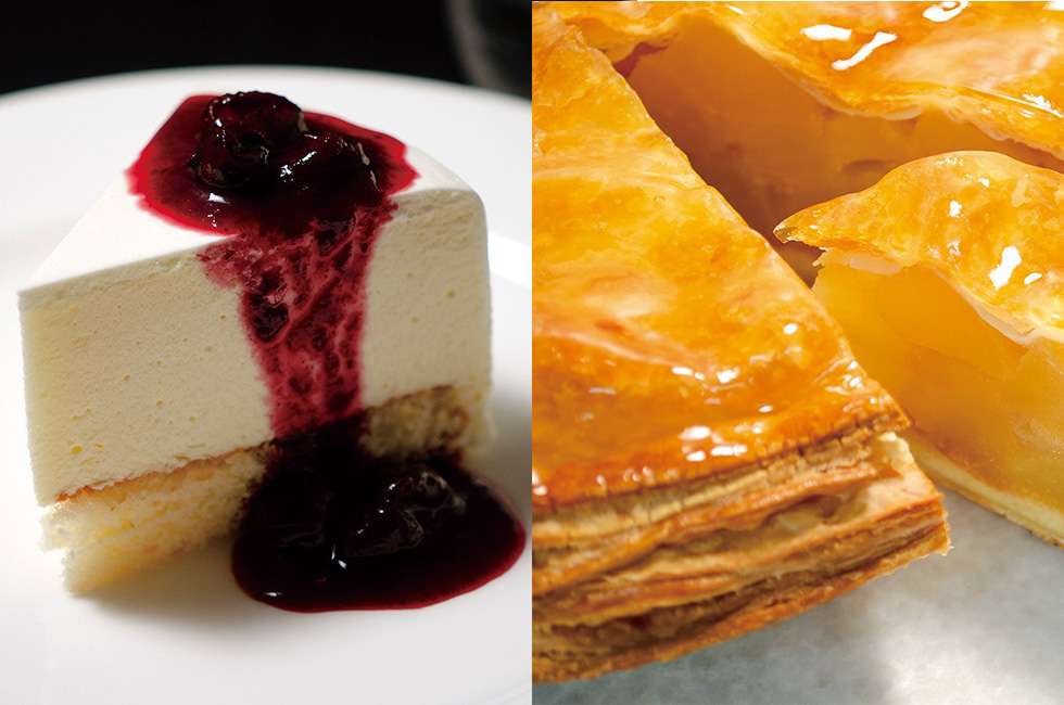 五千尺 レアチーズケーキ&アップルパイ