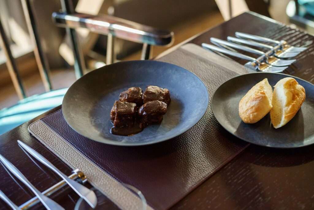 五千尺ホテル上高地のビーフシチューランチ