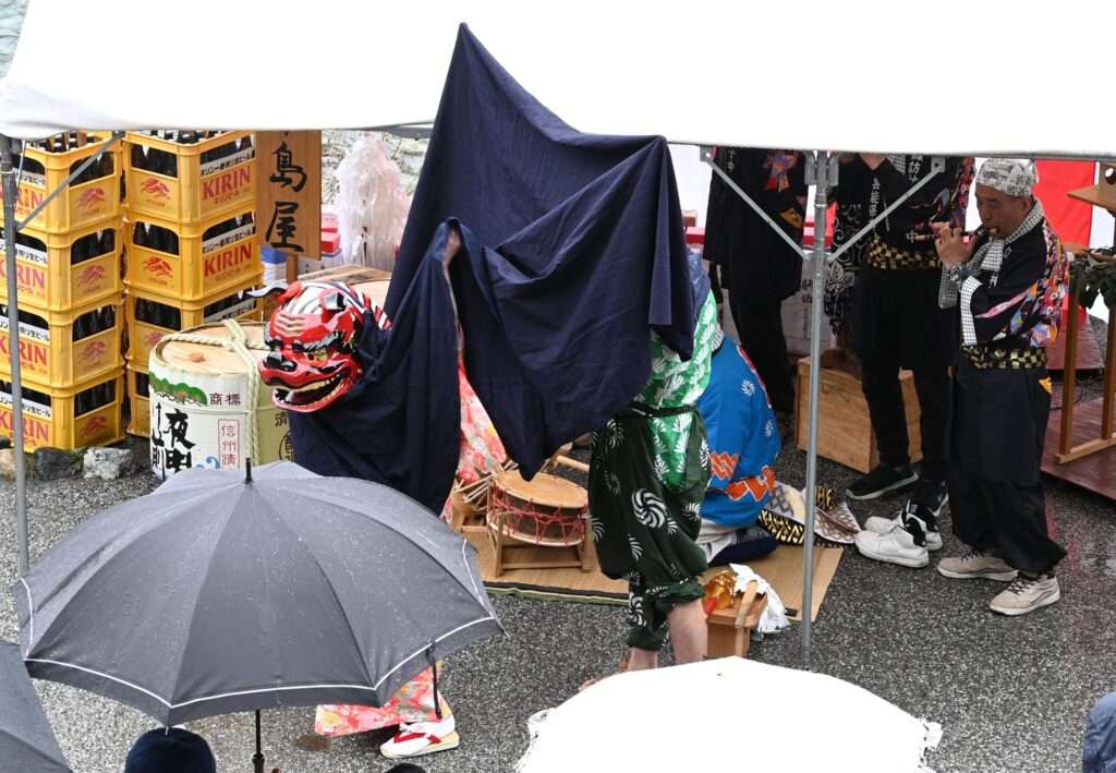 第56回上高地開山祭　獅子舞