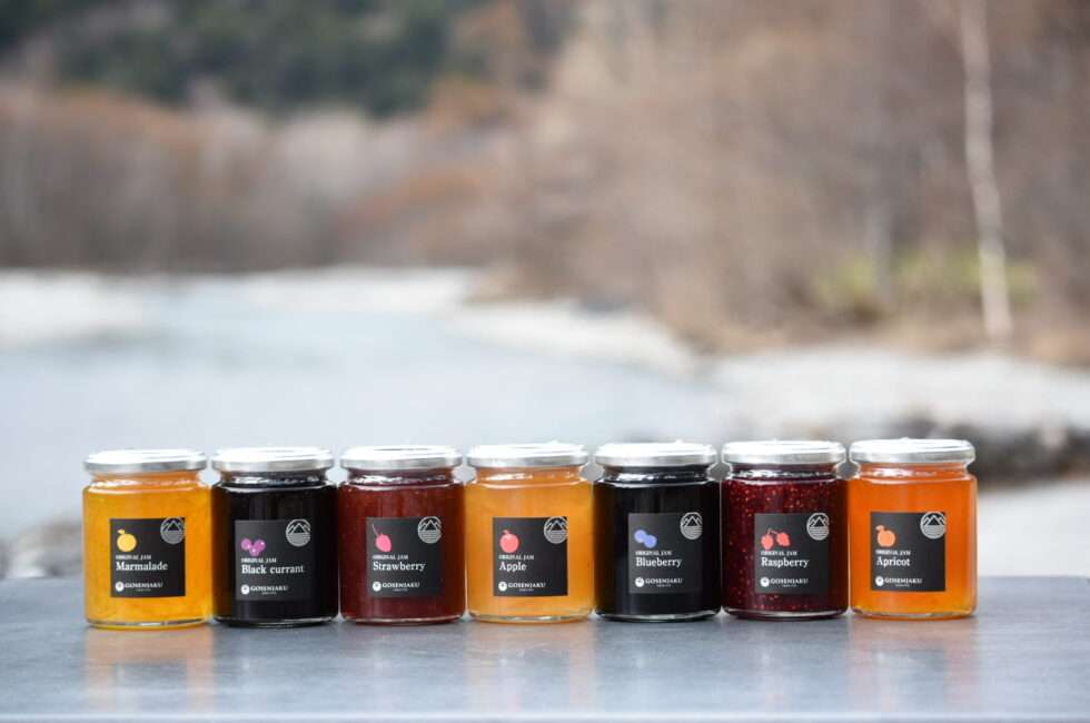 五千尺ホテル上高地オリジナルジャム新パッケージ