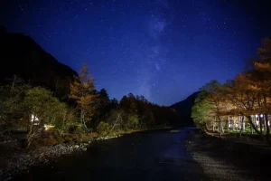 河童橋から撮影した天の川