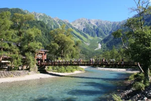 上高地 夏の河童橋