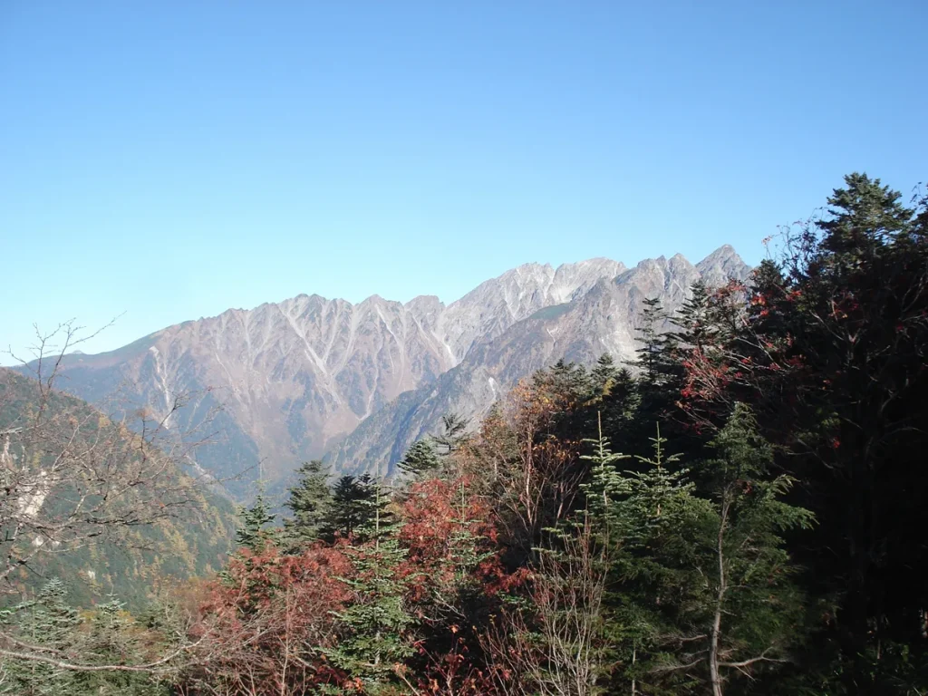 徳本峠からの景色